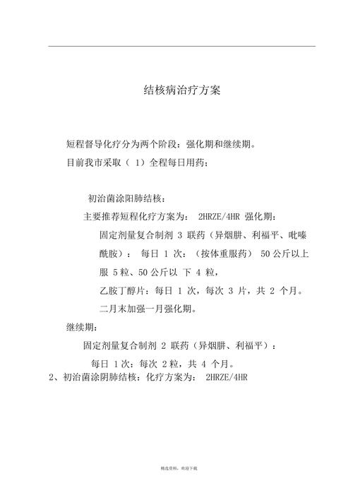 治疗方案
