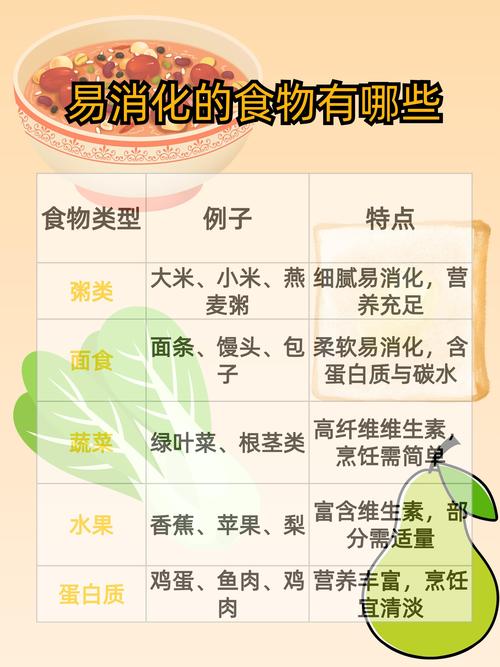 易消化食物