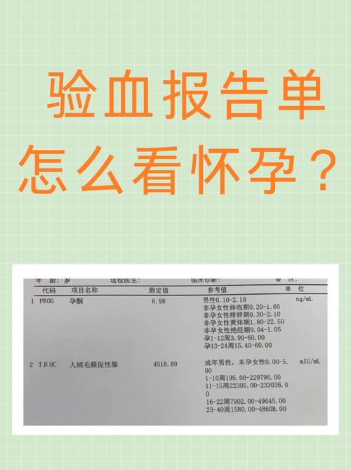 血 hCG 值