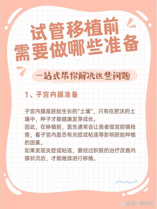 试管婴儿、移植前复查、医疗生殖