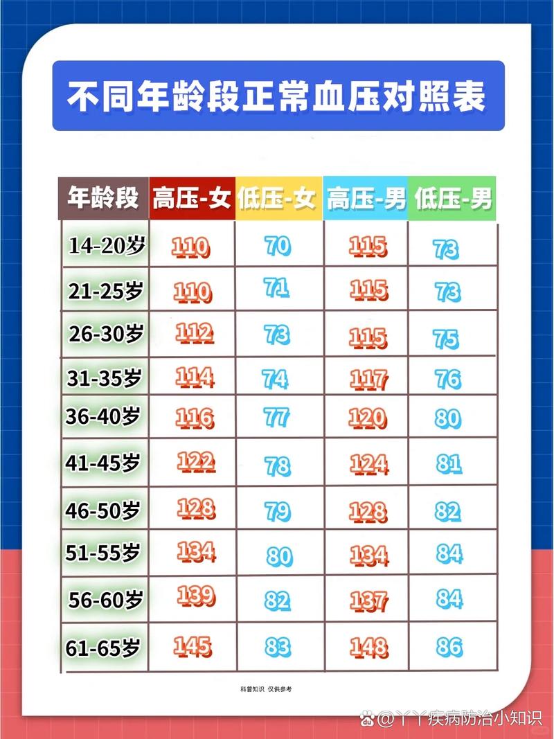 不同年龄段
