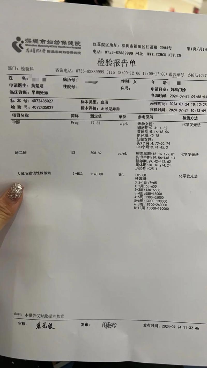 抽血怀孕