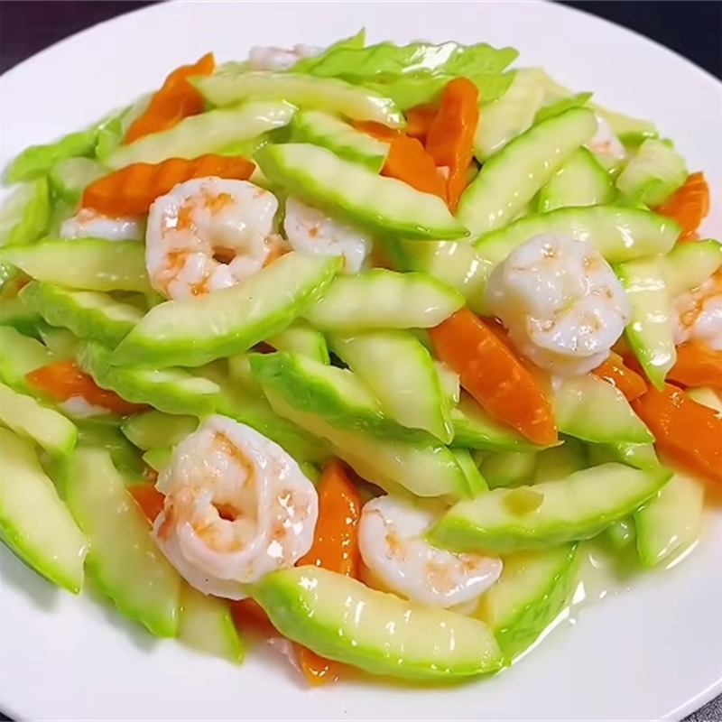 虾仁炒西葫芦