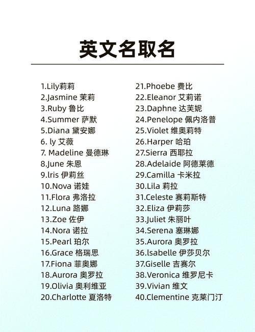 英文名称