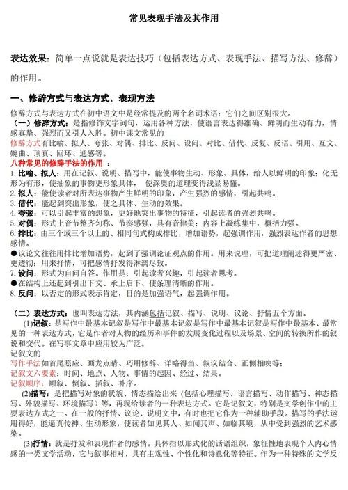 常见表现