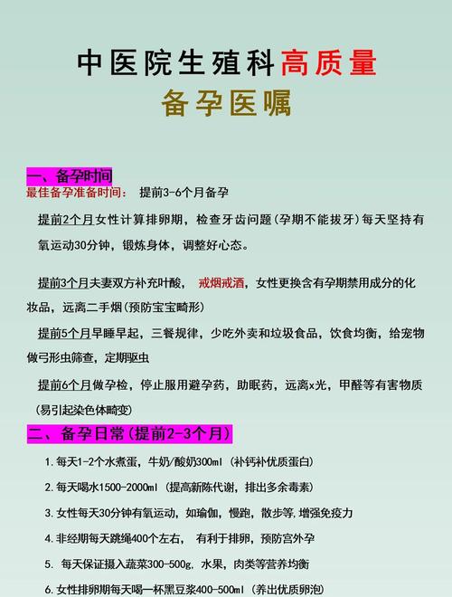 备孕指南