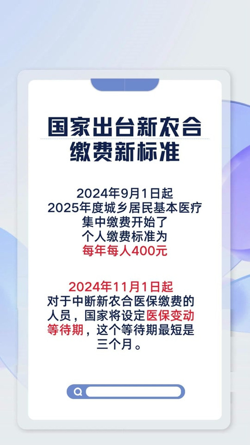  新农合政策