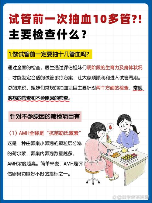试管婴儿前需要抽多少血？详细解读及注意事项