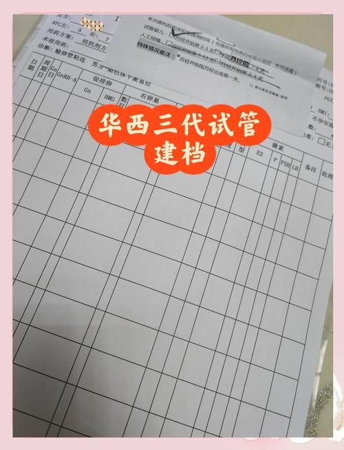  试管建档