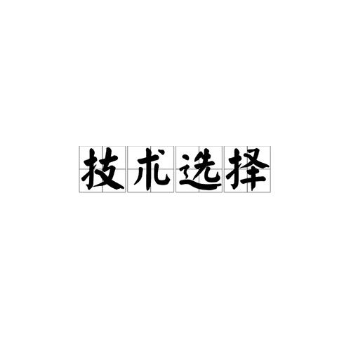  技术选择