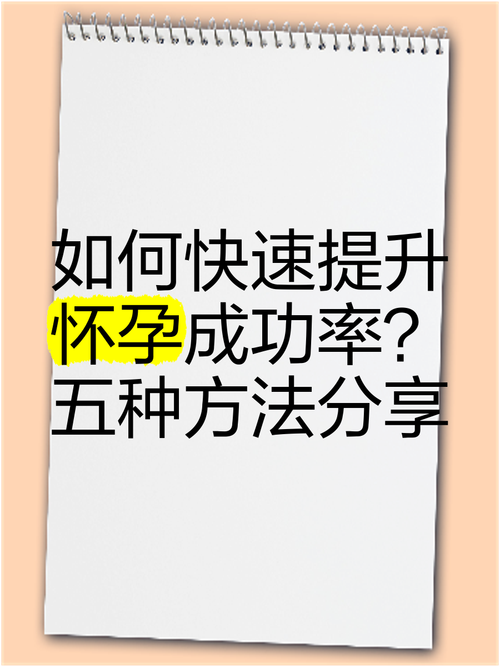  怀孕率提升