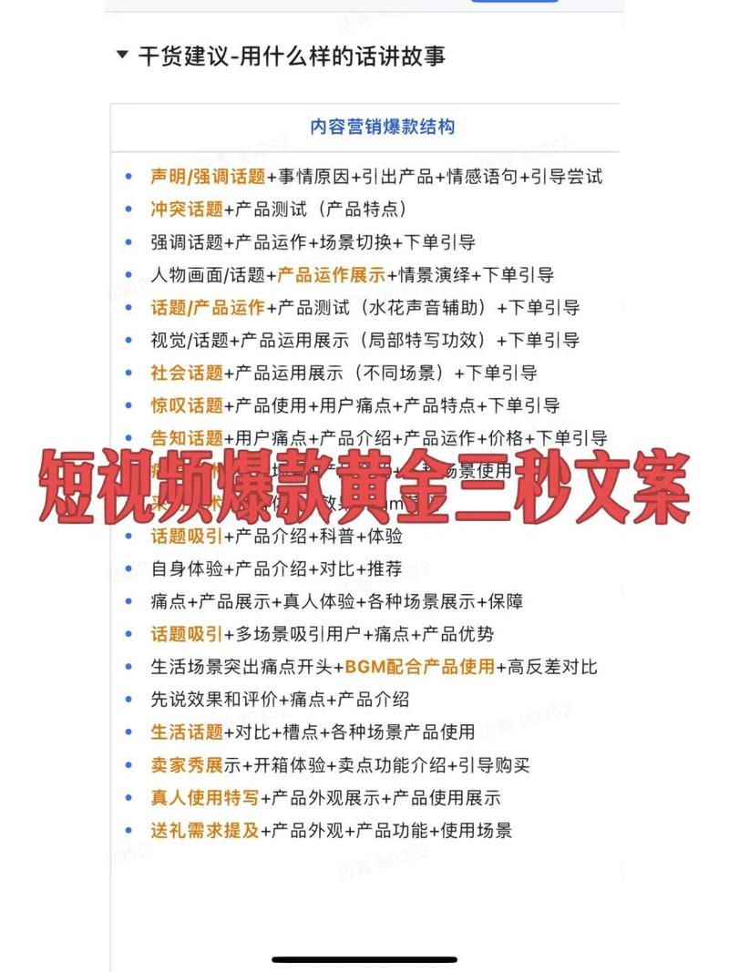 关键字3。

关键字：视频文案