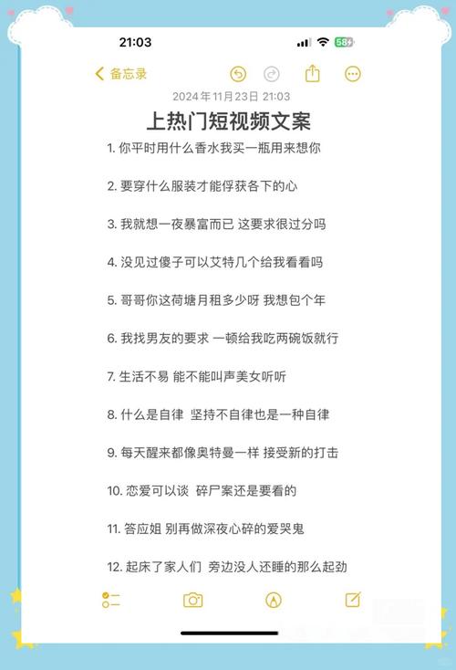 您需要我为一段视频文案进行优化和总结。请将视频文案发送给我