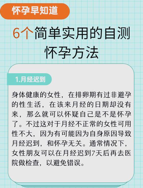 怀孕检测方法