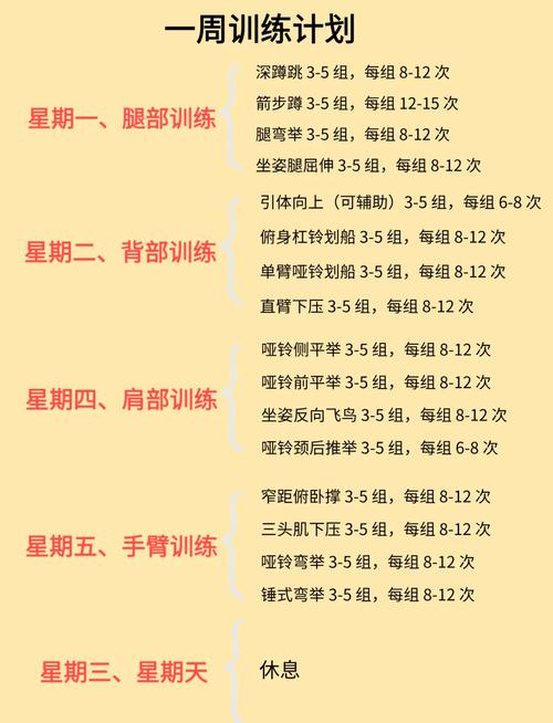 锻炼方案