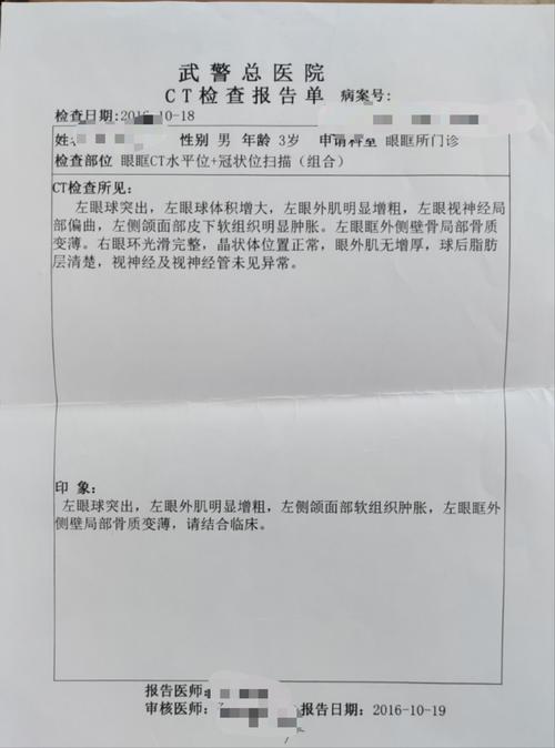 检查结果