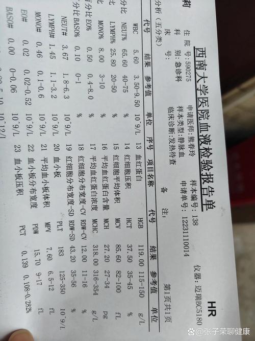 血常规